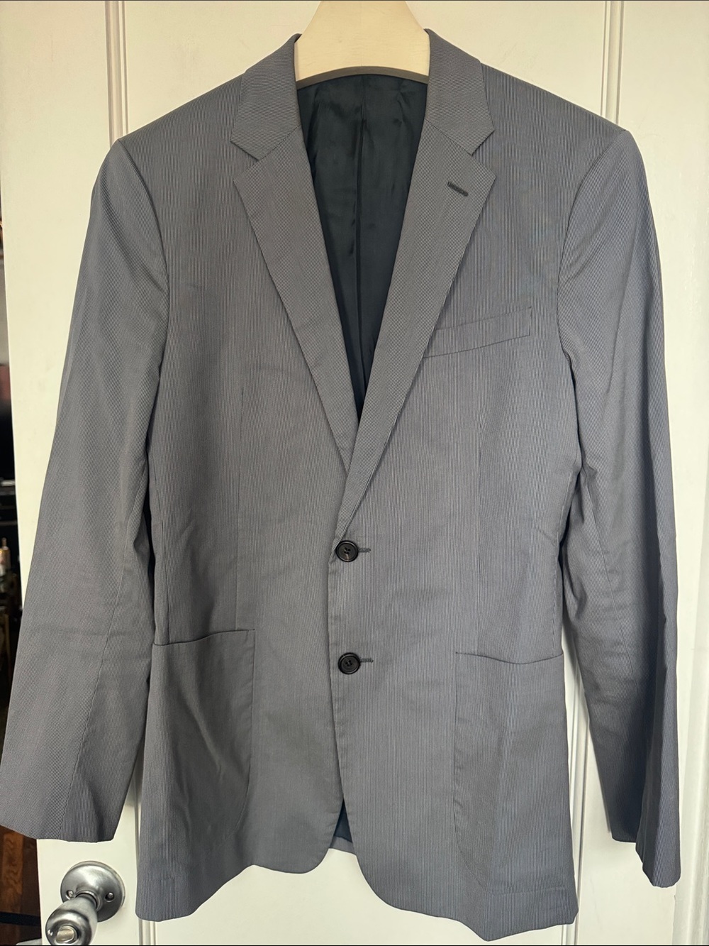 Prada Light Gray Two-Button Sport Coat